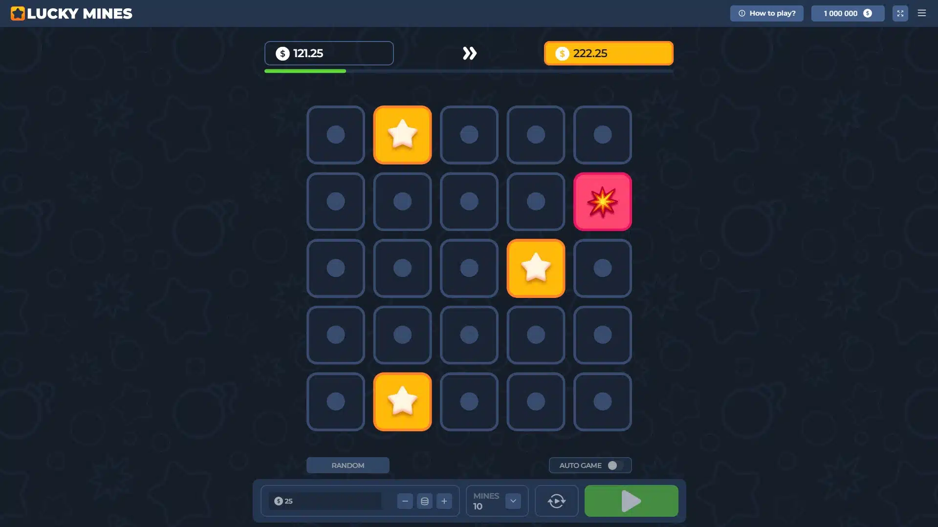 Lucky Mines Game demo